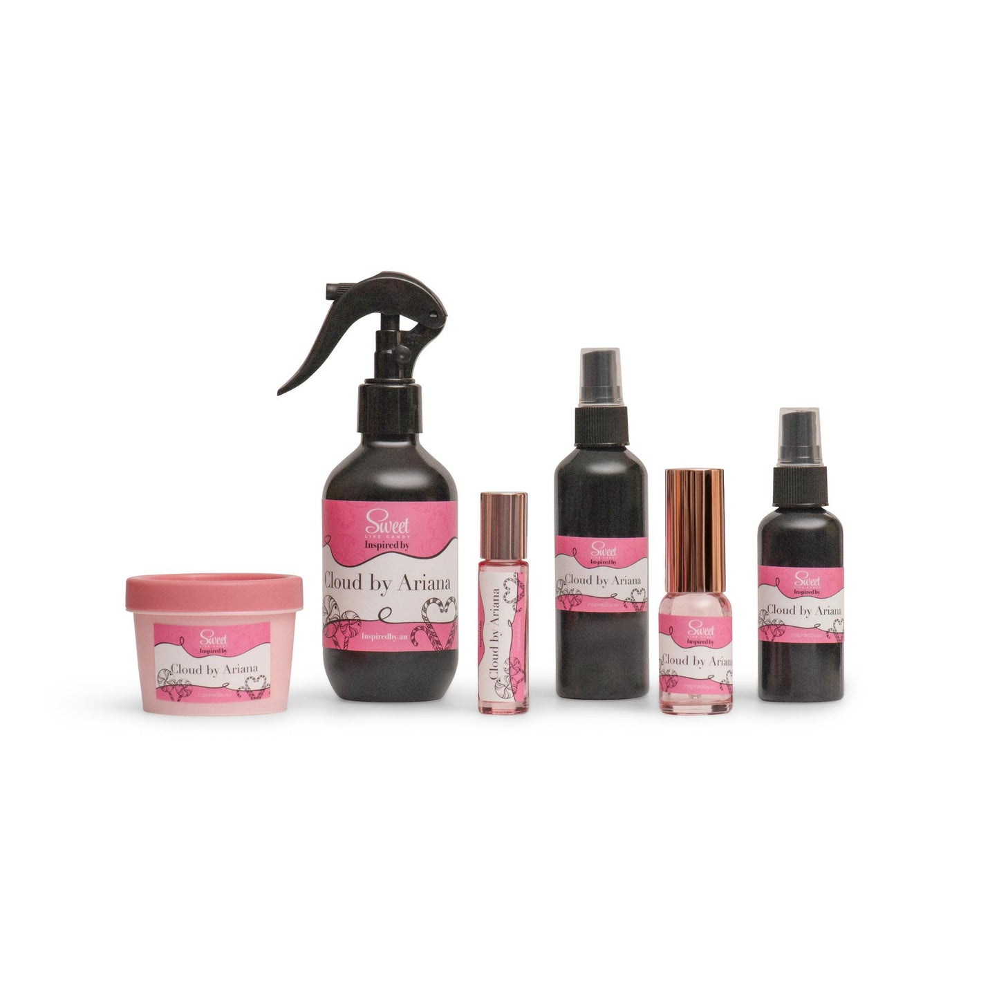 InspiredBy designer-inspired perfume oils and fragrances collection displaying various scent alternatives in elegant bottles - premium quality luxury fragrances without the price tag